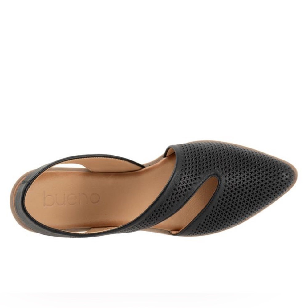 NWT BUENO Brand BIANCA PERF Flat in Black - Picture 4 of 14